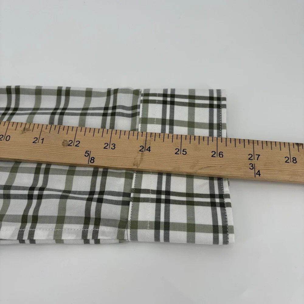 Banana Republic Slim Fit Stripe Button Down Shirt Men's Size XXL‎ Green